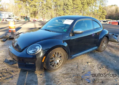 2013 Volkswagen Beetle 2.5L Fender Edition из США, поврежденный, VIN 3VWJP7AT6DM648220